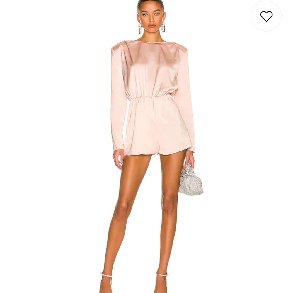 Greer Romper in Champagne